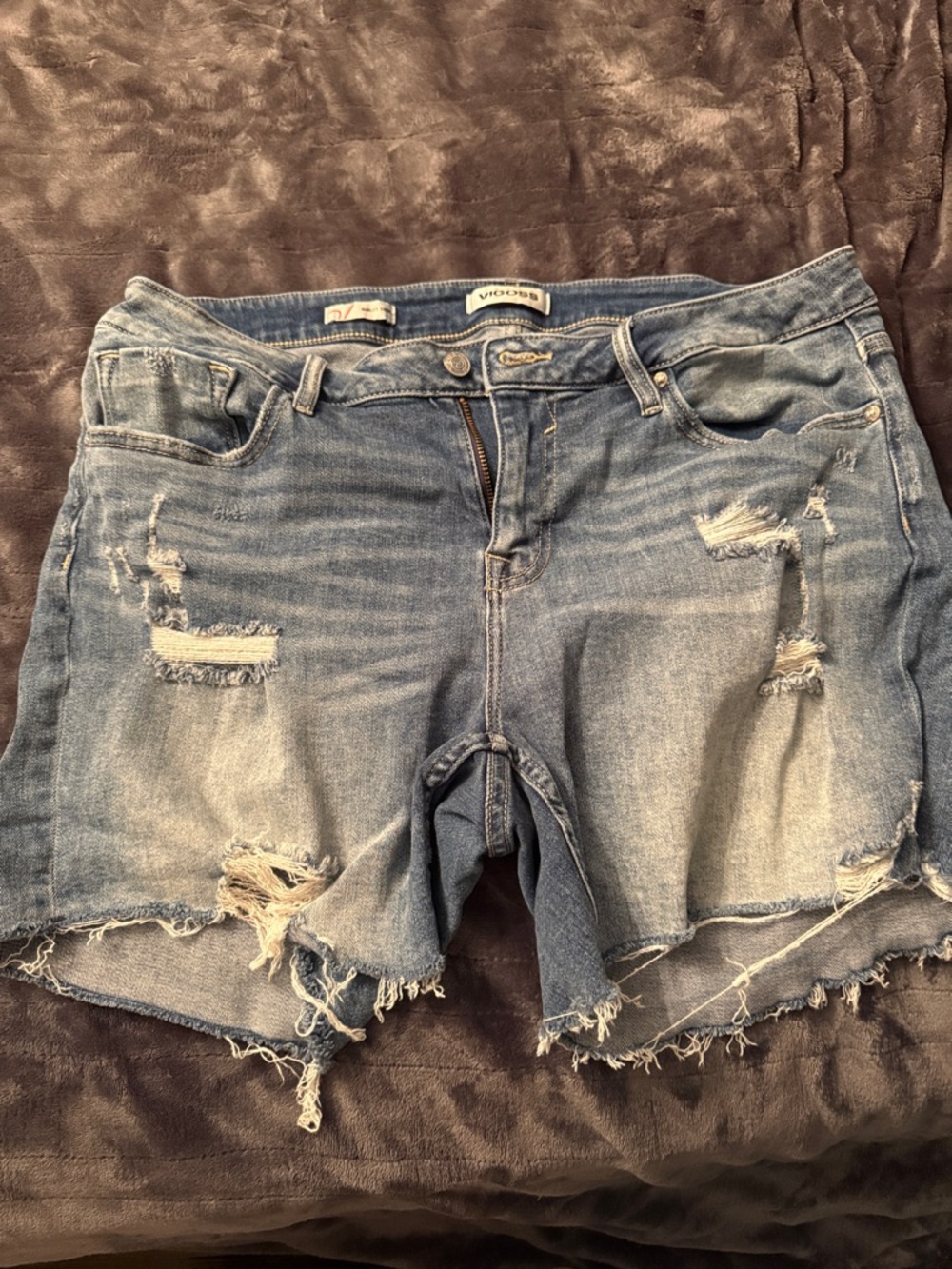 Women’s Vigoss Denim Shorts - Light Blue size 14